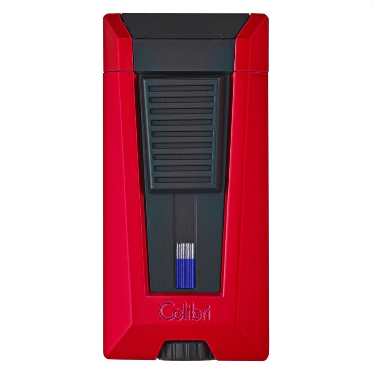 TR3784,Colibri Stealth 3 Metalik Kırmızı-Siyah Puro Çakmağı