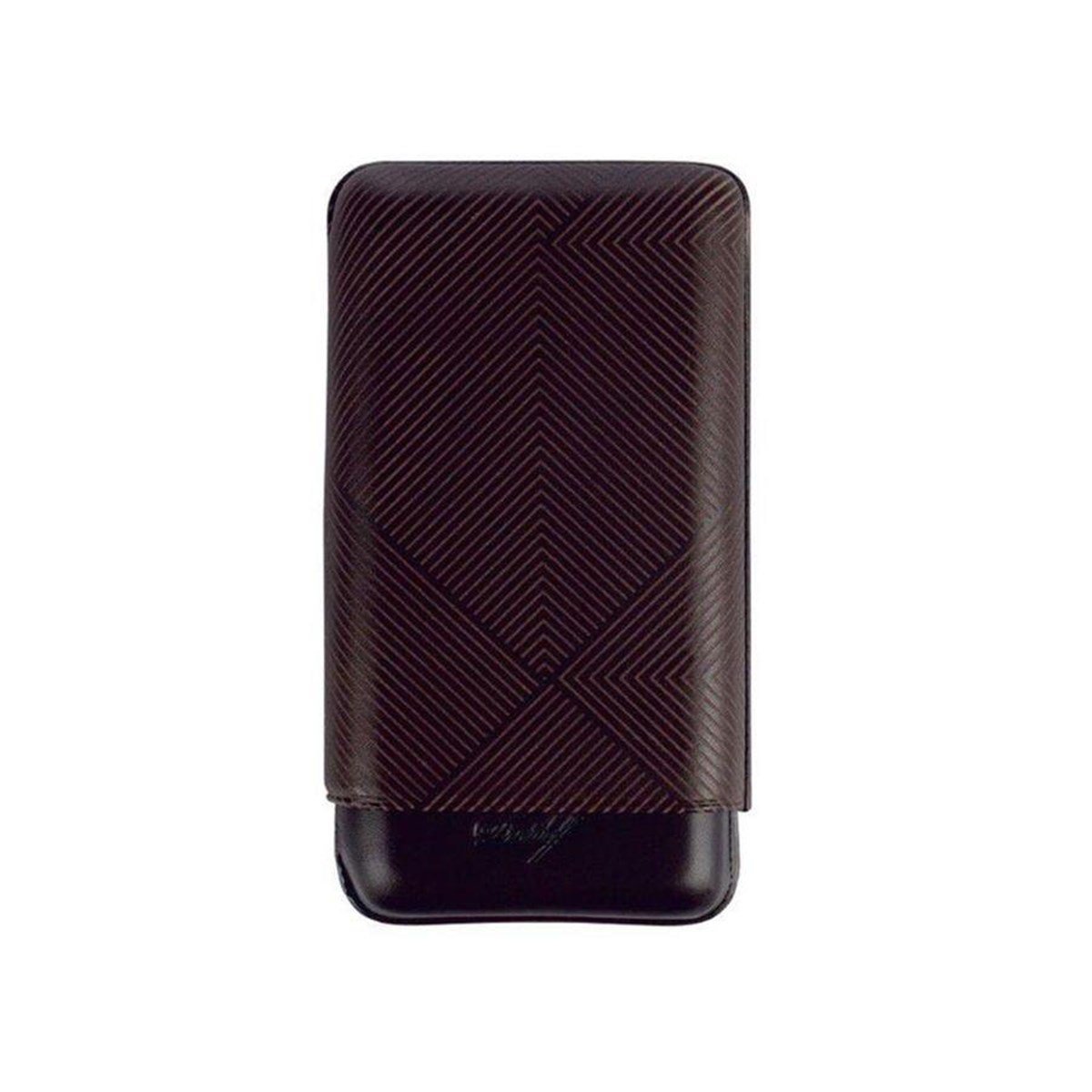 TR2643,Zino Davidoff 3'lü Kahverengi Deri Puro Kılıfı 105583