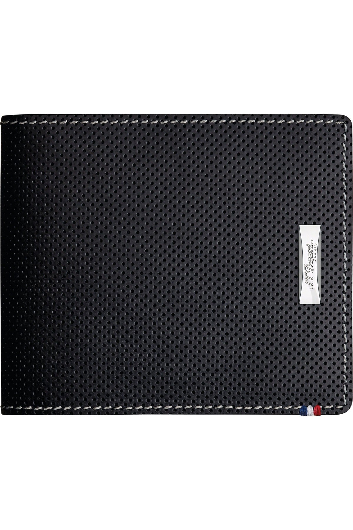 TR4461,S.T Dupont Defi 8 Kartlı Siyah Deri Cüzdan 170402