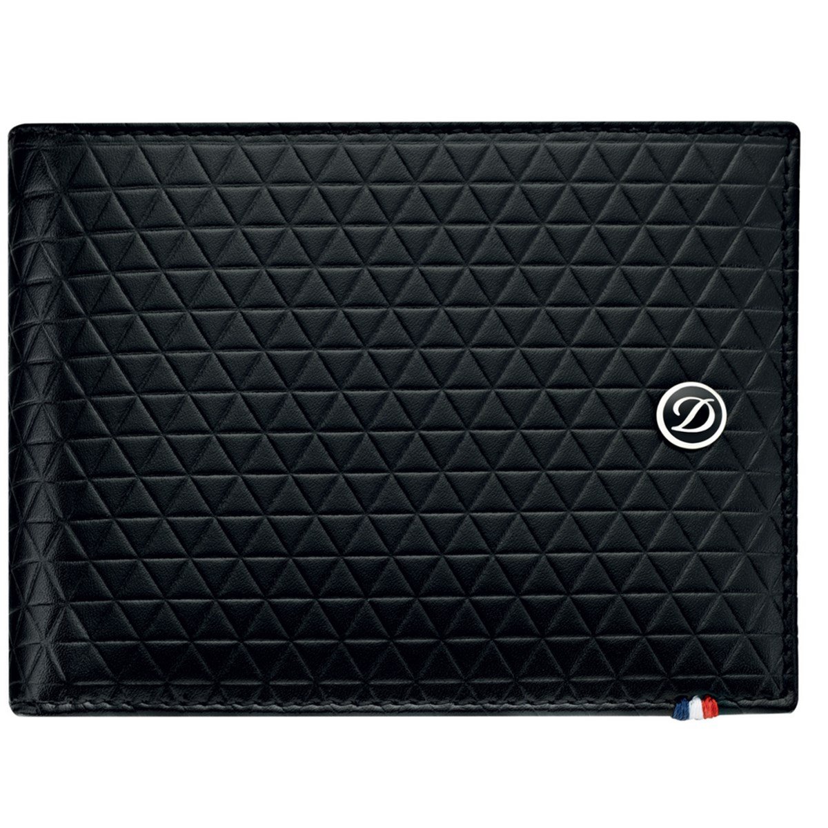 TR4465,S.T Dupont Line D Siyah Deri Cüzdan 180090