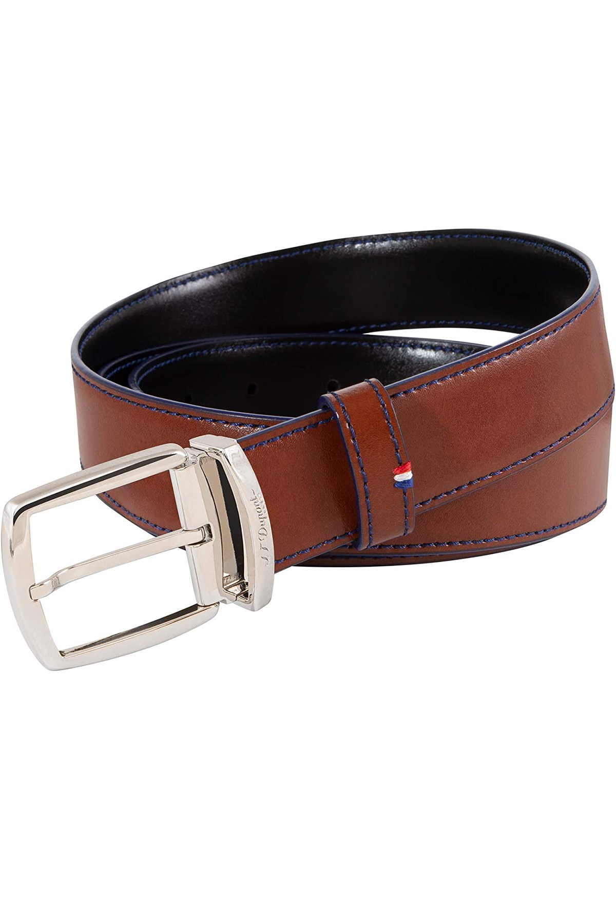 TR4845,S.T. Dupont Kahverengi Deri Kemer 8200181