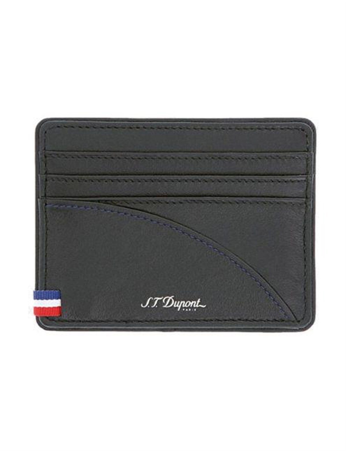TR1755,S.T. Dupont Siyah Deri Kartlık 172004