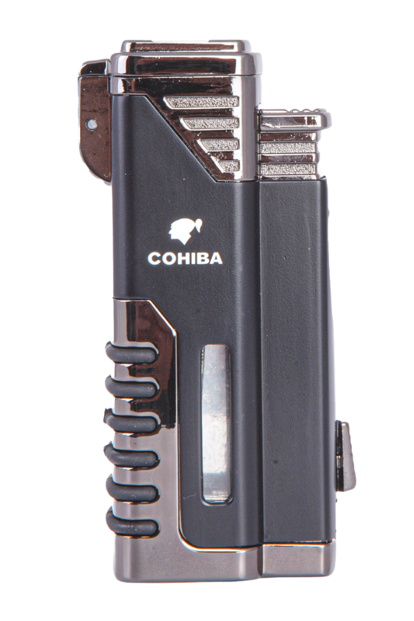 TR7928,Cohiba 4 Torch Pürmüz Gunmetal Metal Puro Çakmağı