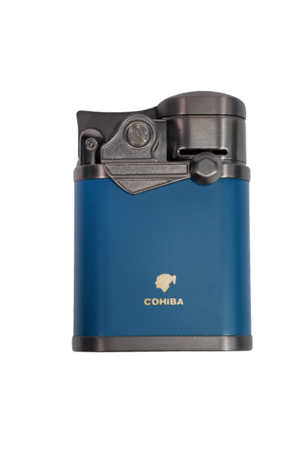 TR8952,Cohiba 4 Torch Pürmüz Mavi - Gunmetal Puro Çakmağı