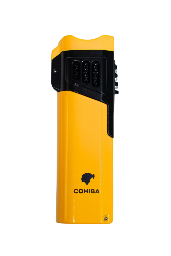 TR8988,Cohiba 4 Torch Pürmüz Sarı Puro Çakmağı