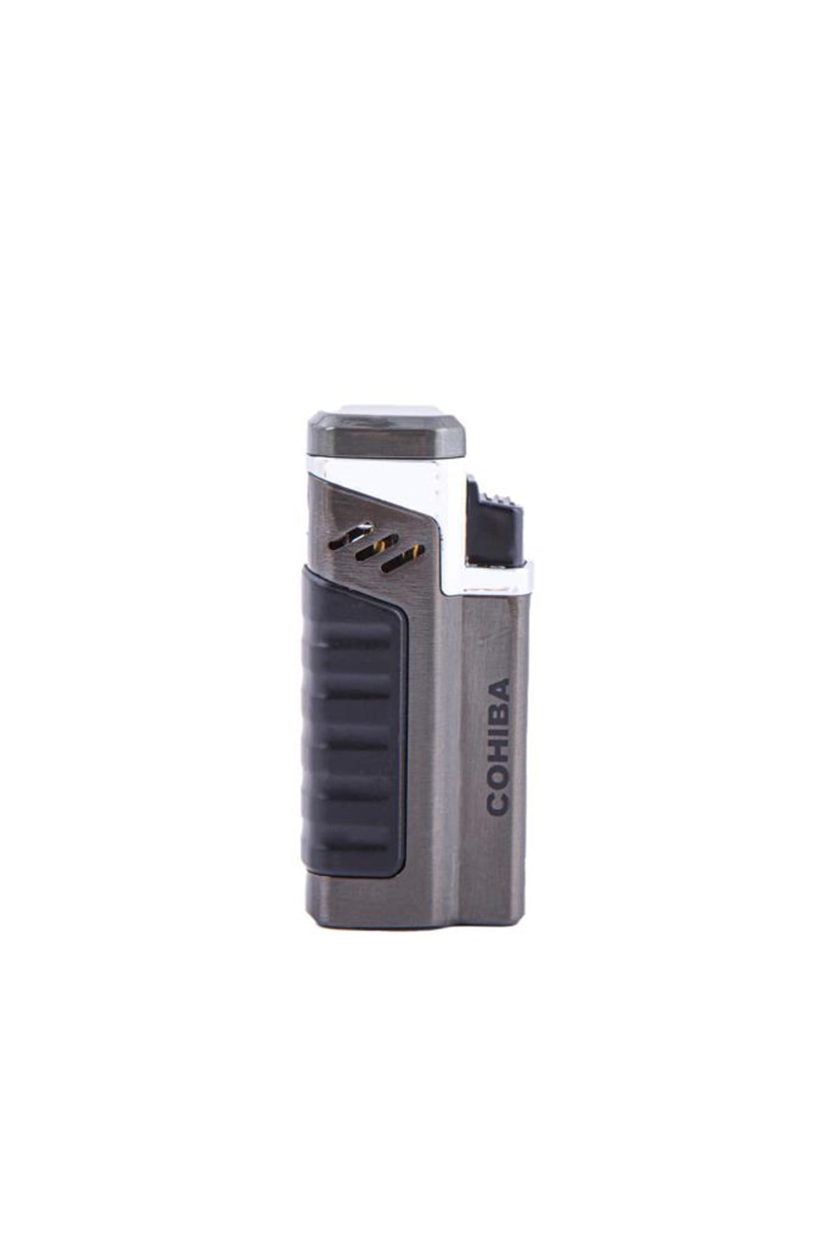 TR4647,Cohiba Dört Torch Siyah-Gunmetal Puro Çakmağı