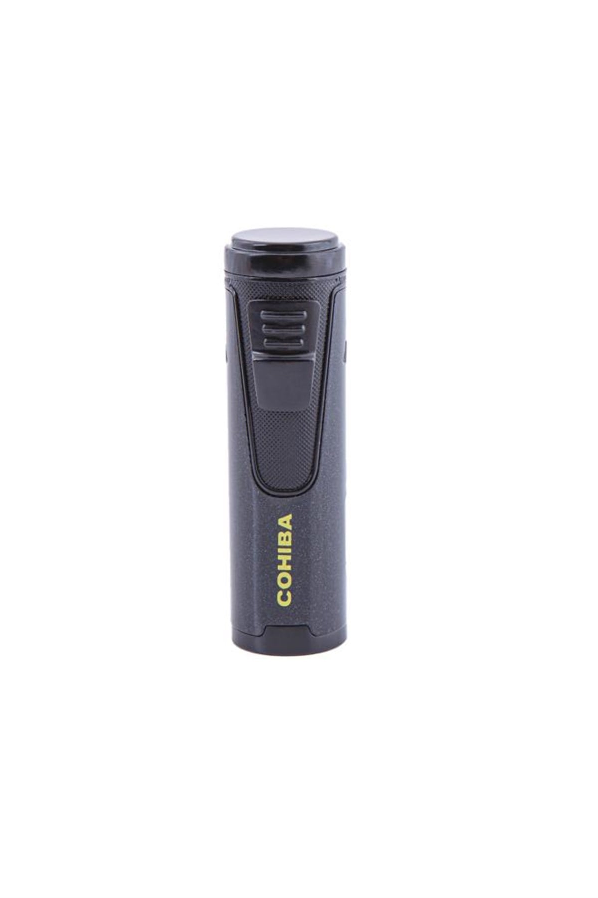 TR4630,Cohiba Dört Torch Siyah Silindir Puro Çakmağı