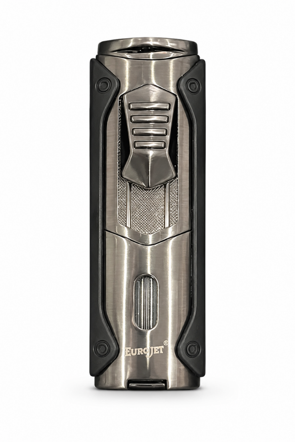 TRM1019,Eurojet Dört Torch Pürmüz Siyah Gunmetal Puro Çakmağı
