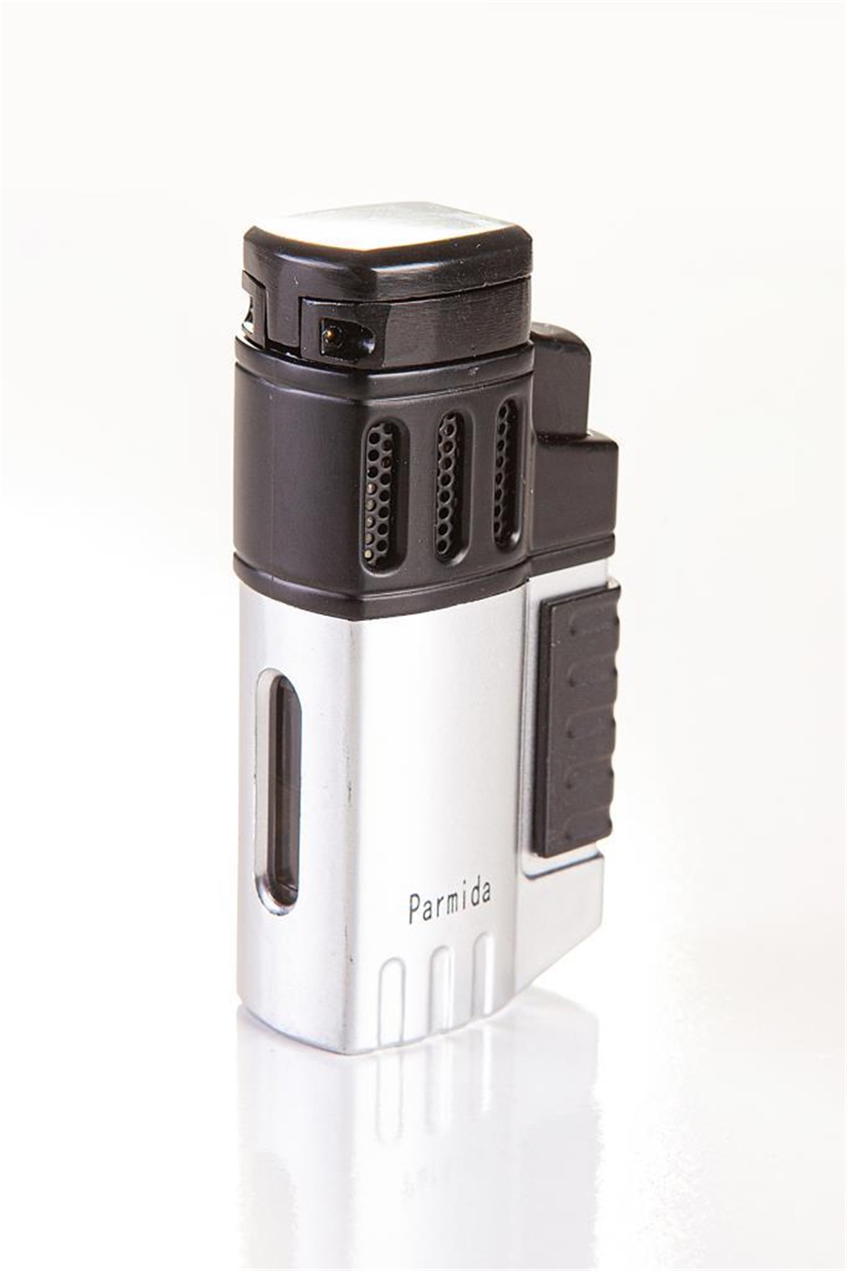 TR2360,Parmida Dört Torch Gümüş Puro Çakmağı