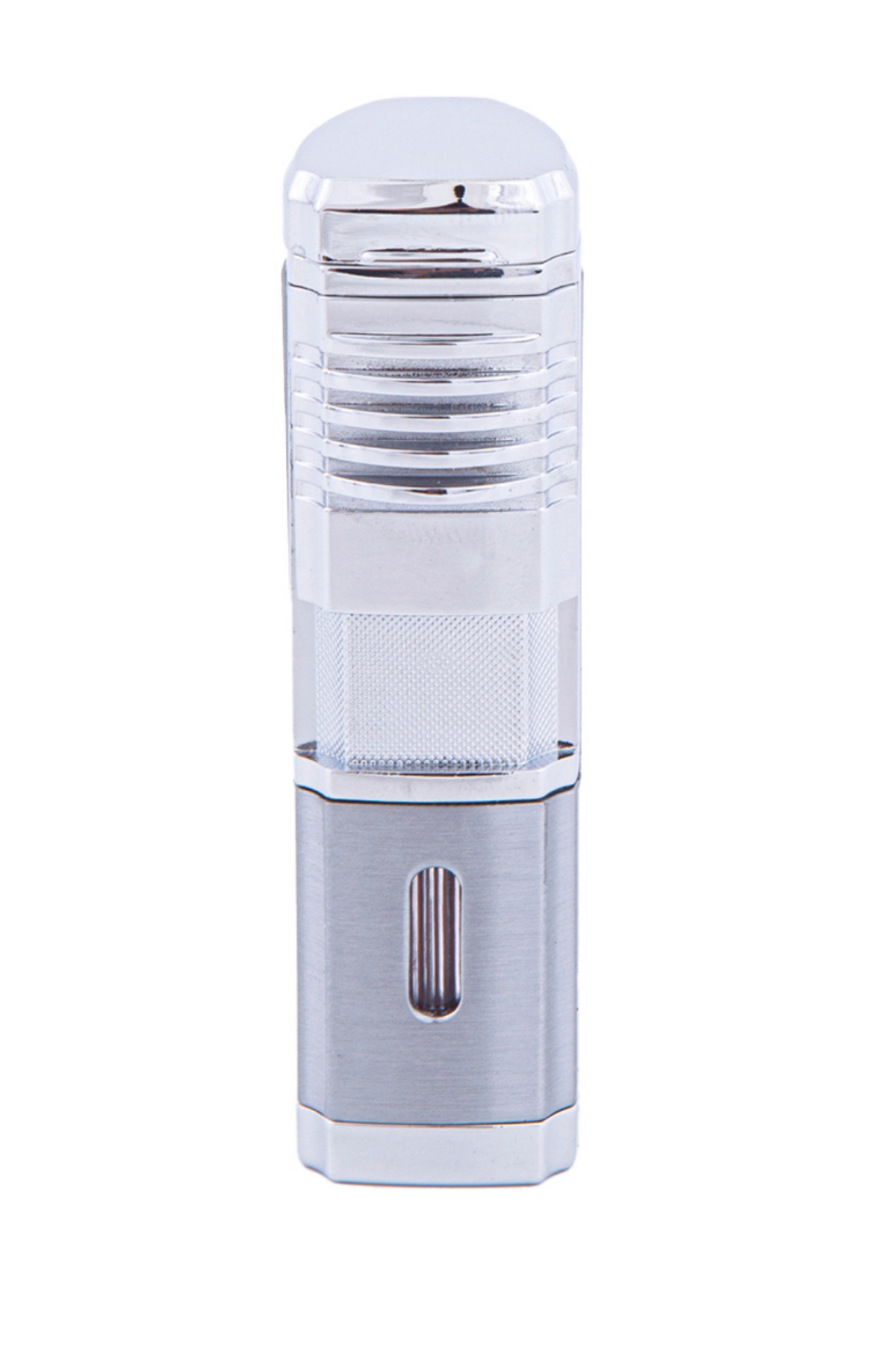 TR5900,Parmida Dört Torch  Gümüş Puro Çakmağı