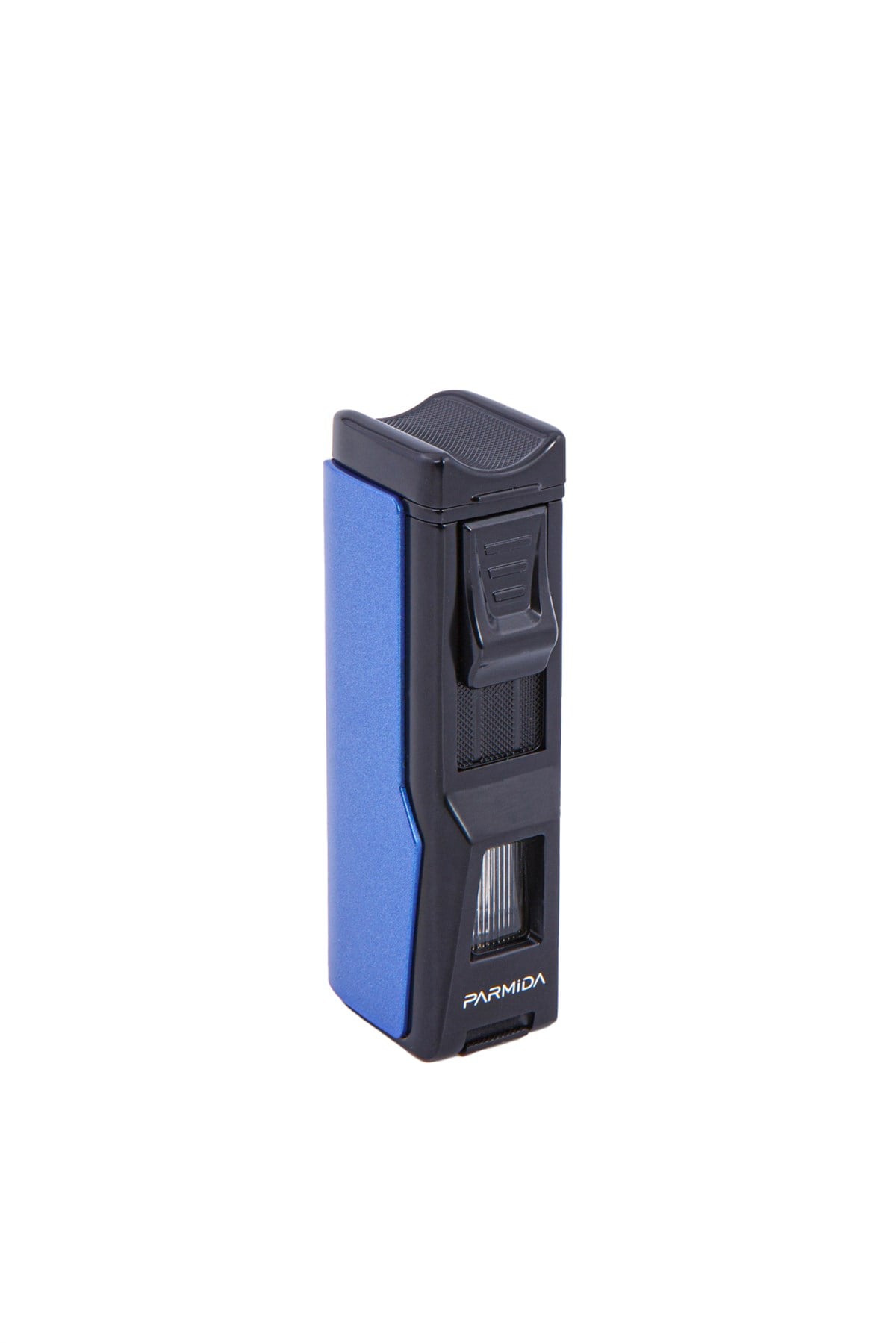 TR4684,Parmida Dört Torch Mavi-Siyah Puro Çakmağı