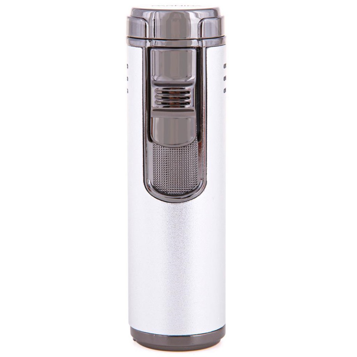 TR3502,Parmida 4 Torch Gümüş Puro Çakmağı