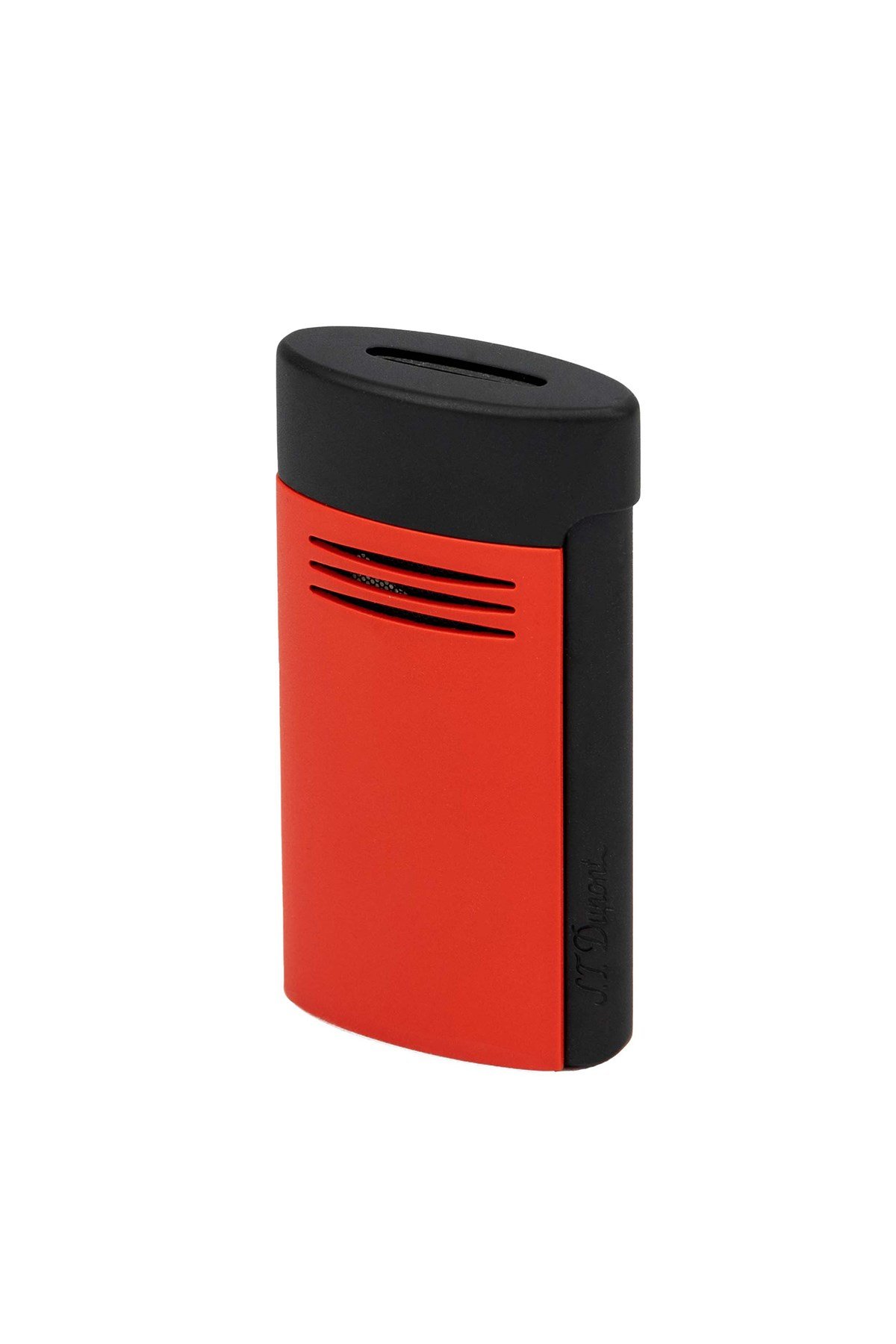 TR4760,S.T Dupont Megajet Mat Siyah Kırmızı Puro Çakmağı 20749