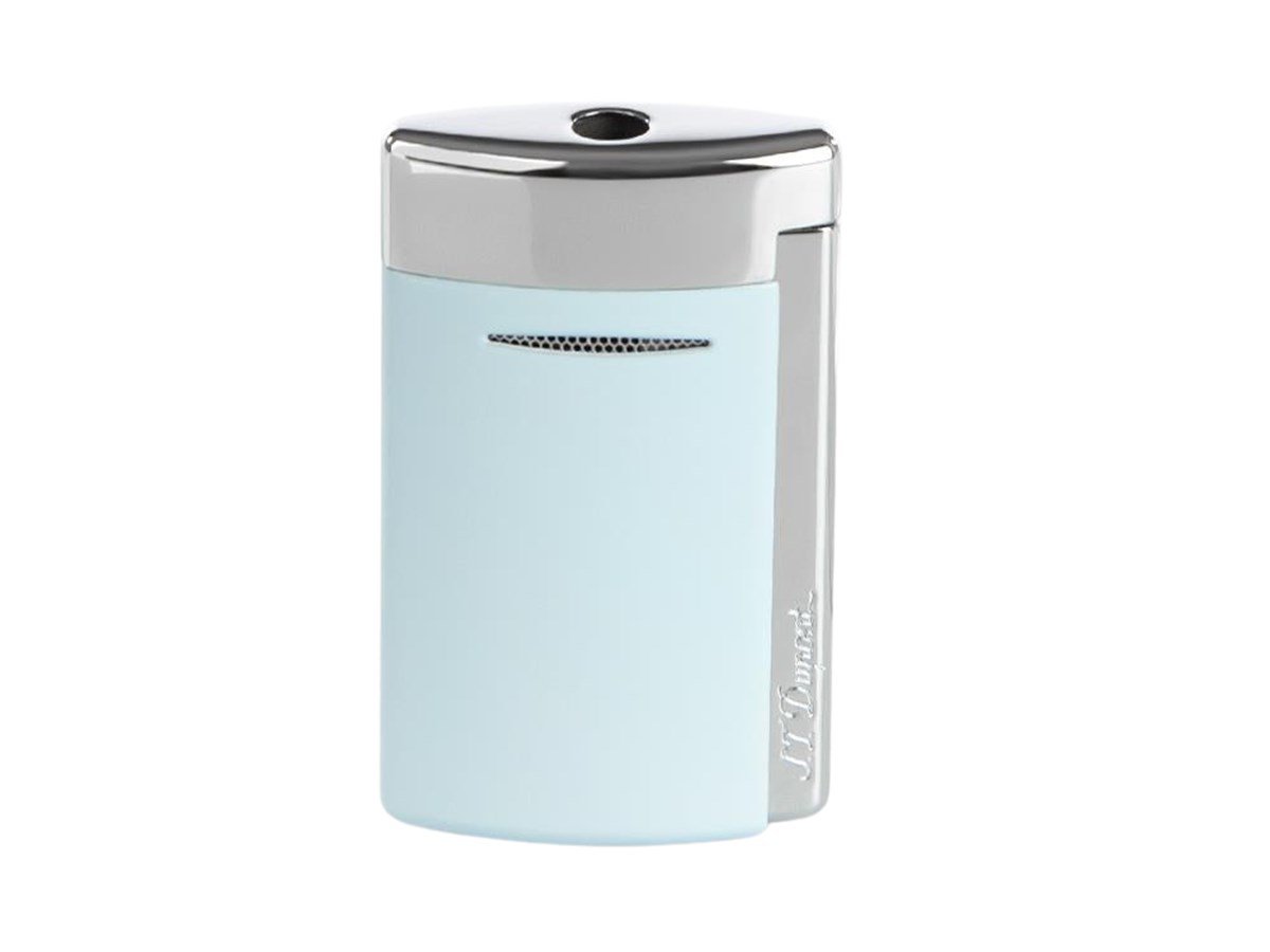 TR4458,S.T Dupont Minijet Puro Çakmağı Krom Mavi 10879