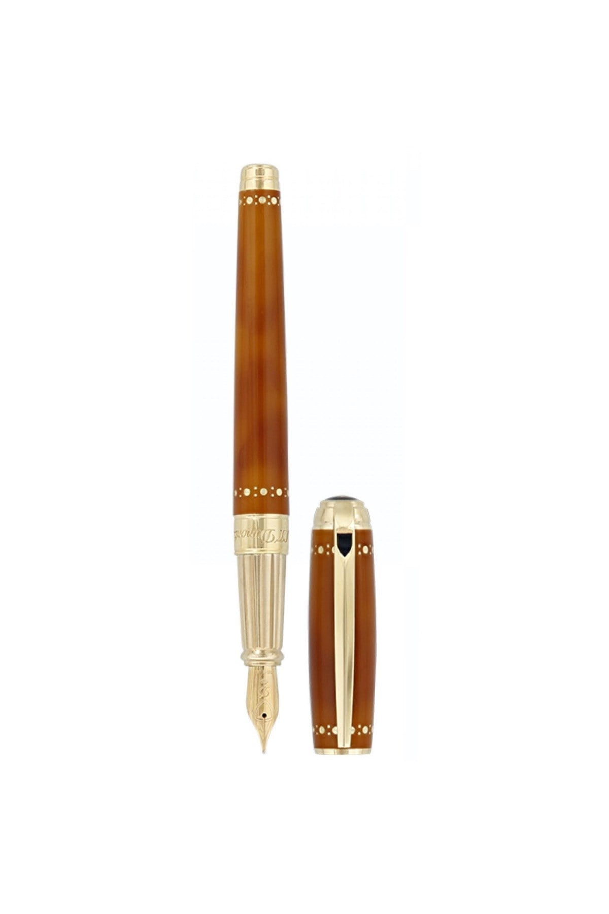 TR4486,S.T Dupont Açık Kahverengi Büyük Dolma Kalem 410107