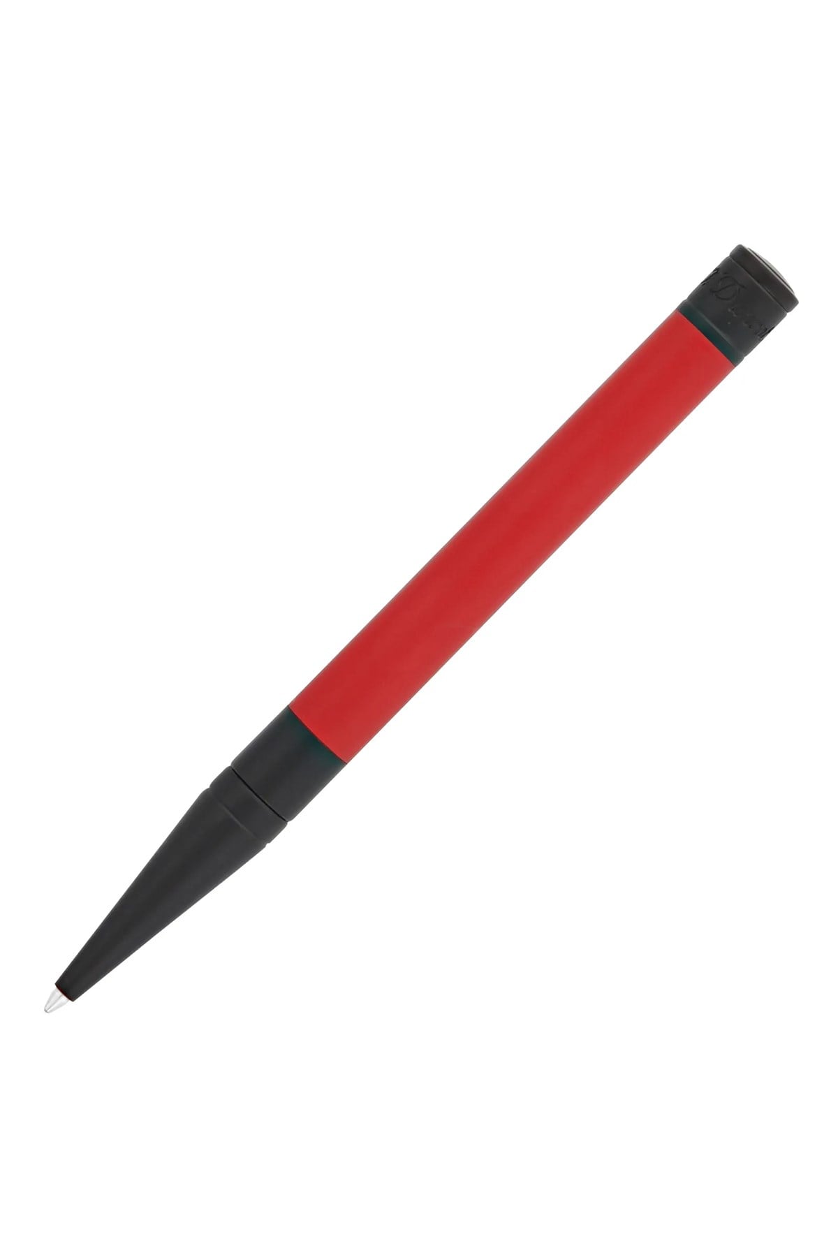 TR4764,S.T Dupont D-Initial Mat Siyah-Kırmızı Tükenmez Kalem 265116