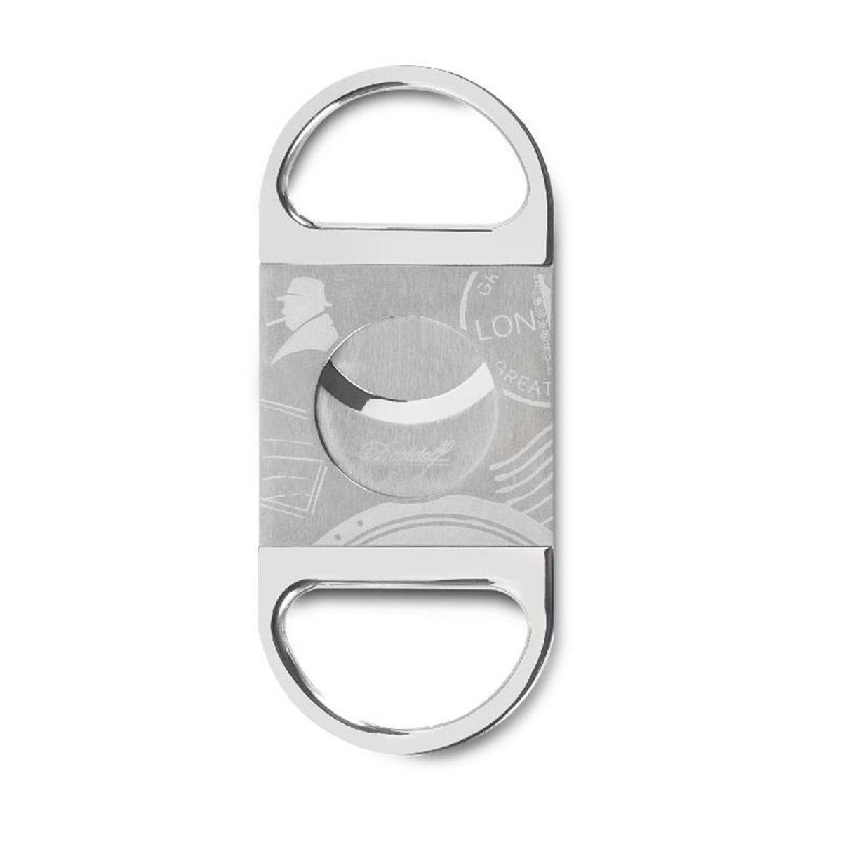 TR2690,Zino Davidoff Double Blade Gümüş Puro Kesici 113580