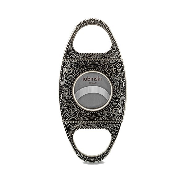 LB-321,Lubinski Metal Puro Kesici Lazer Bıçak Kabartma İşlemeli Black (60Ring)