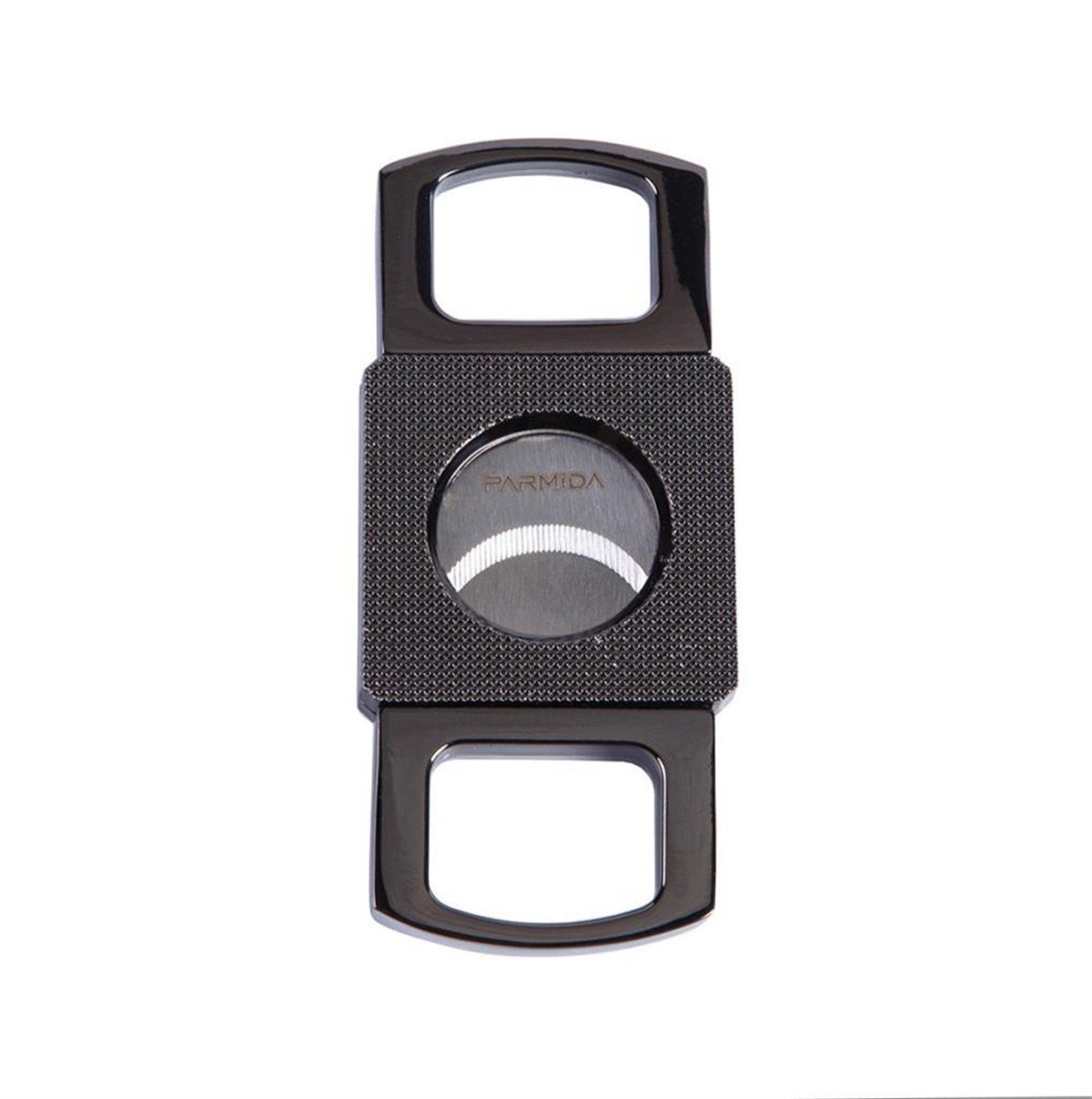 TR3642,Parmida Gunmetal Kare Köşeli Puro Makası Kesici