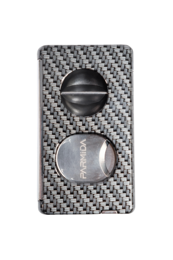 TR9158,Parmida Karbon Desenli Dahili Delicili V & Düz Puro Makası Kesici