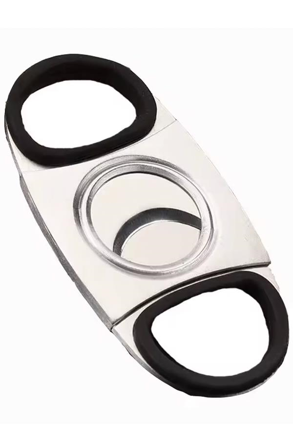 TR7031,PQ Gümüş-Siyah Metal Puro Makası Kesici