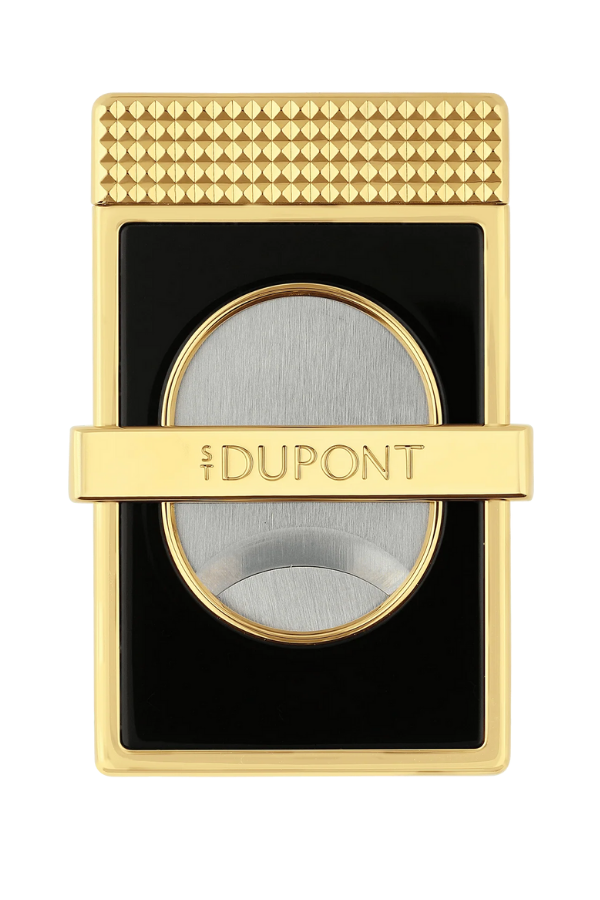 TR8871,S.T. Dupont Standlı Slim Gold-Siyah Puro Makası Kesici 3482