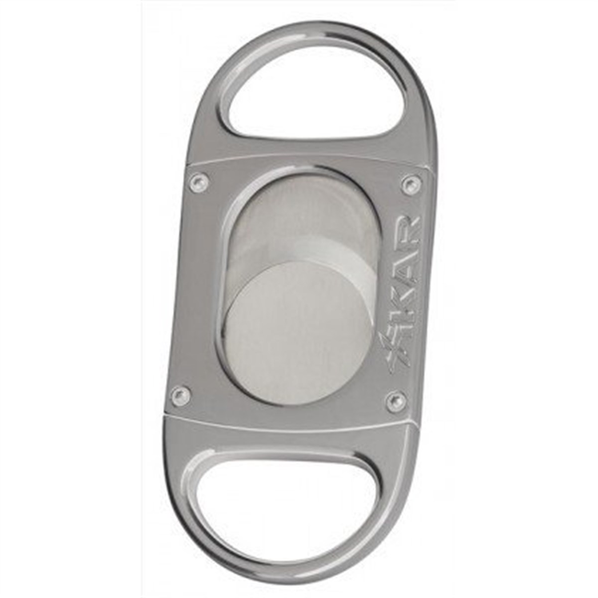 TR1267,Xikar M8 Body Gümüş Puro Makası Kesici