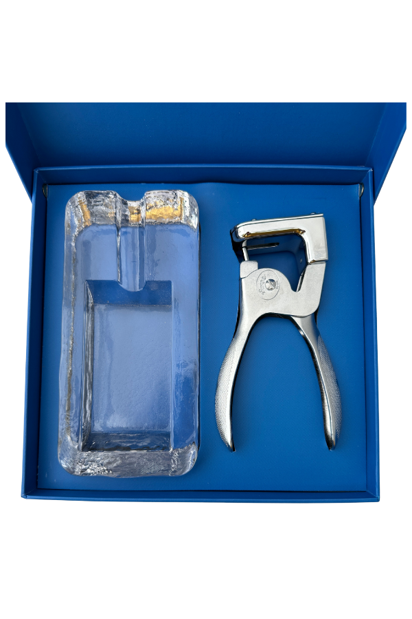 TR8352,Ewee Küllük Kesici Gümüş İkili Puro Set