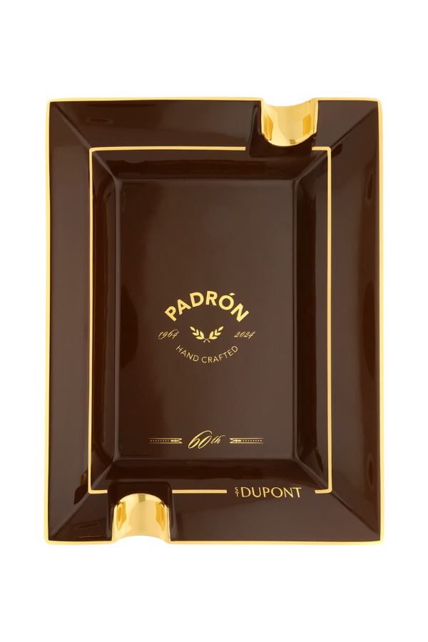 TR8182,S.T. Dupont Ashtray Padron Kahverengi İkili Puro Küllüğü 6114