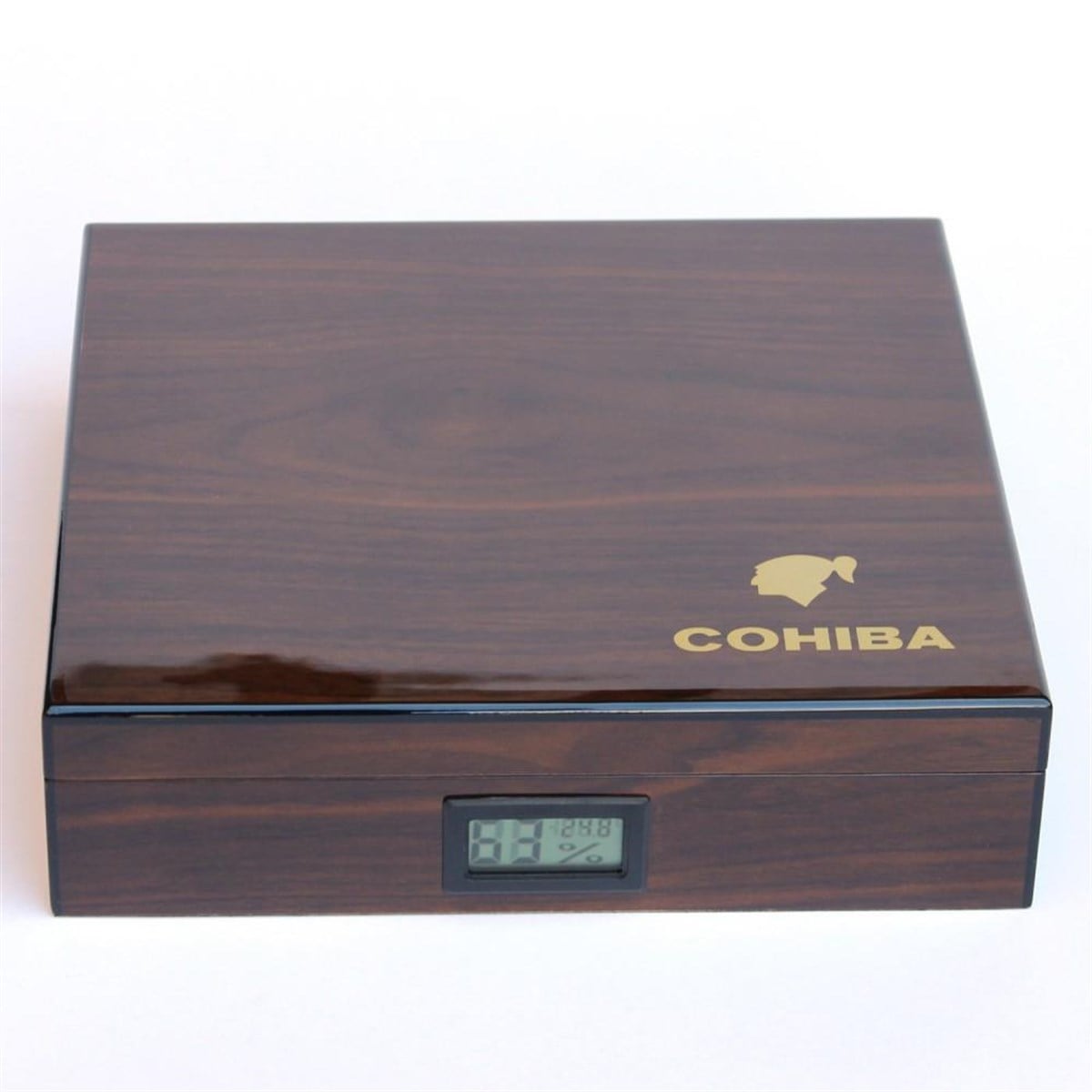 TR3215,Cohiba Kahverengi Desenli Humidor Puro Kutusu