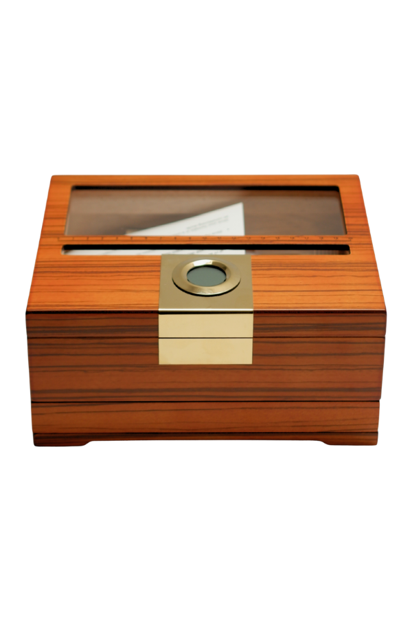 TR9631,PremiumQuality Quito Kahverengi Sedir Humidor Puro Kutusu