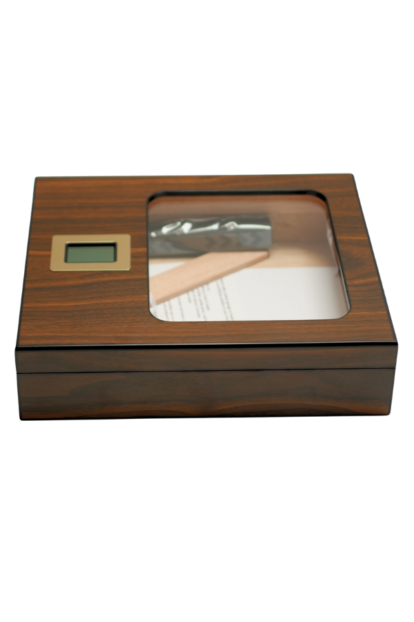 TR9632,PremiumQuality San Telmo Kahverengi Sedir Humidor Puro Kutusu