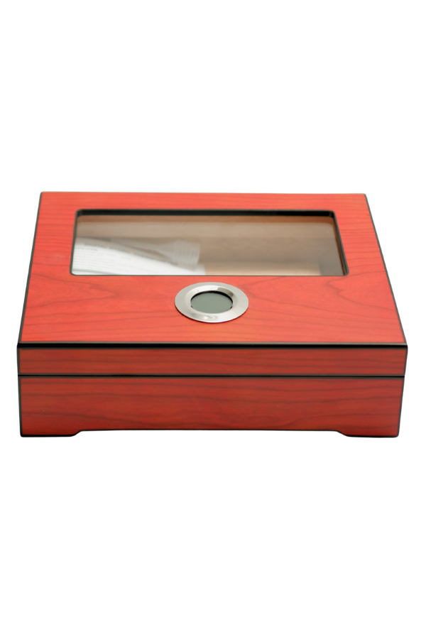 TR9635,PremiumQuality Cusco Kırmızı Sedir Humidor Puro Kutusu