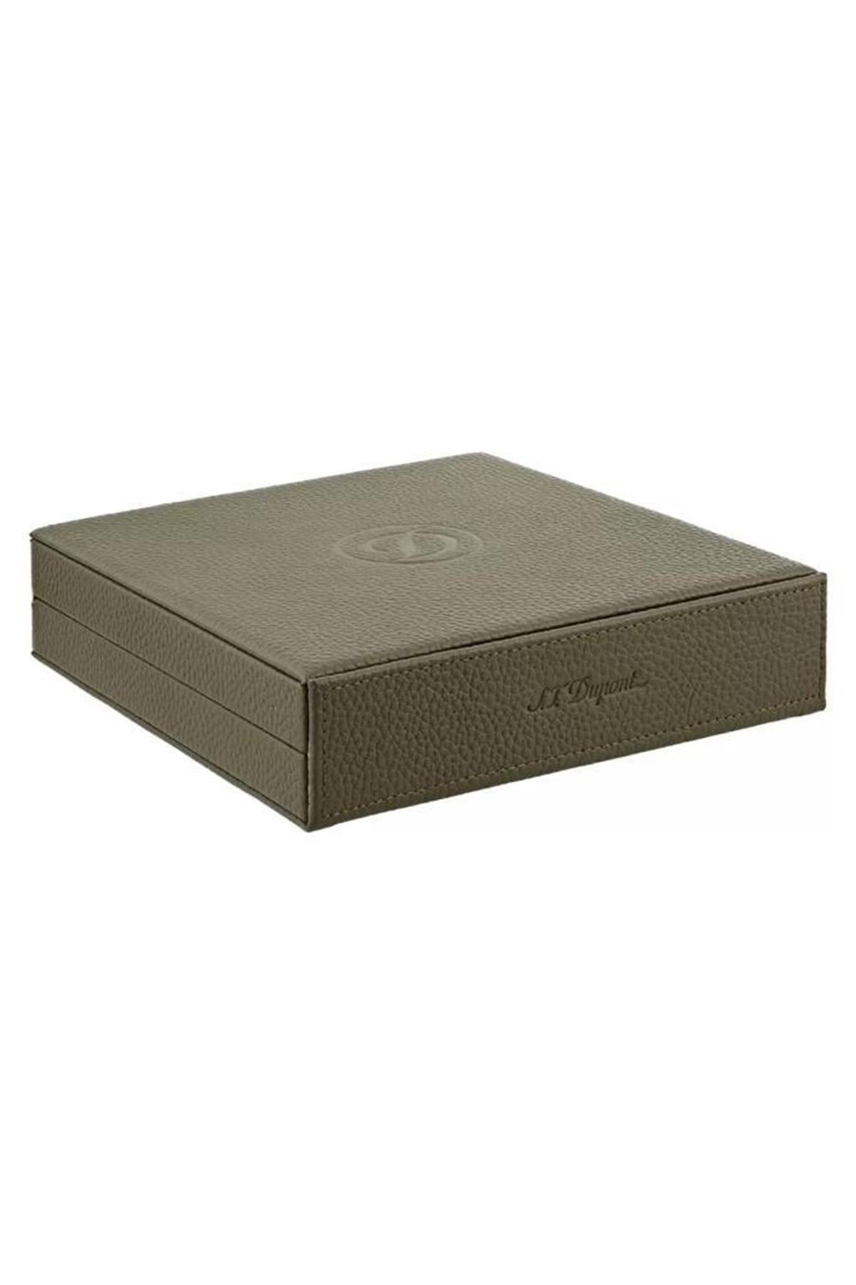 TR6314,S.T. Dupont Yeşil Deri Seyahat Humidoru 1356