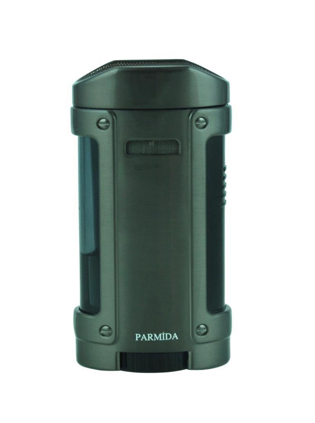 TR1564,Parmida Dört Torch Gunmetal Masa Tipi Puro Çakmağı