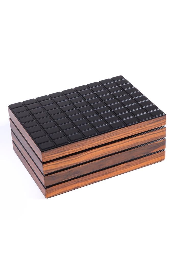 TR7534,PremiumQuality Trojes Sedir Humidor Puro Kutusu