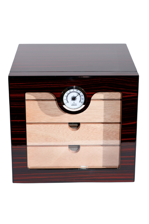 TR8791,PremiumQuality Bellavista Kahverengi Sedir Humidor Puro Kutusu