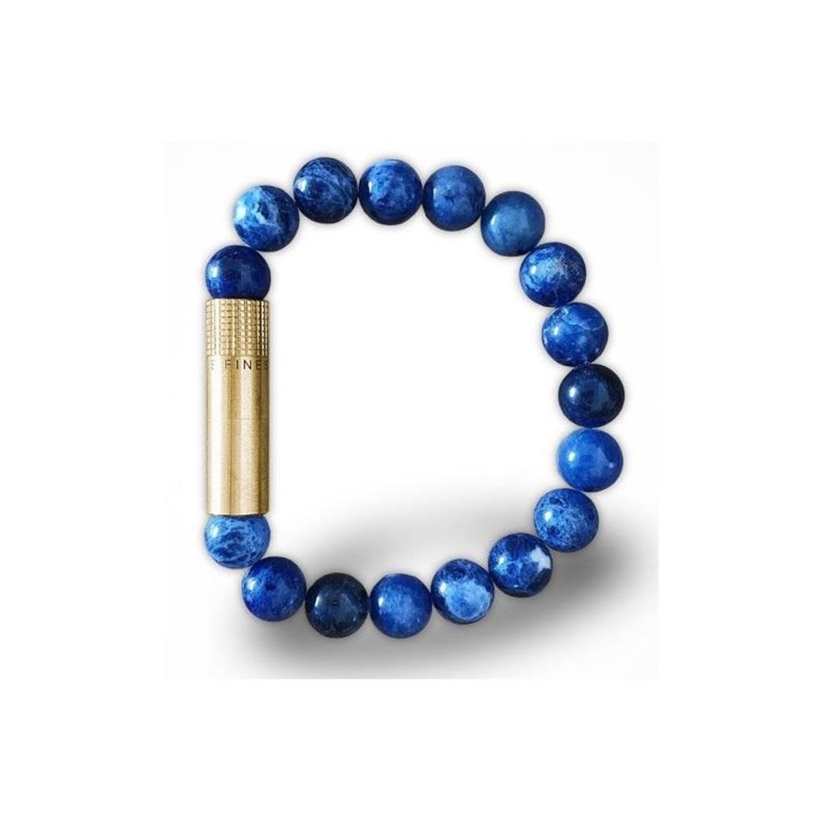 TR3882,Les Fines Lames Punch Bileklik Brass Sodalit - M