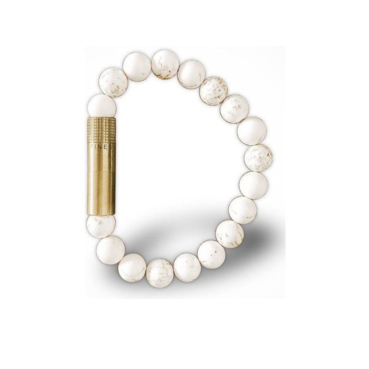 TR3896,Les Fines Lames Punch Bileklik Brass Magnezit - S