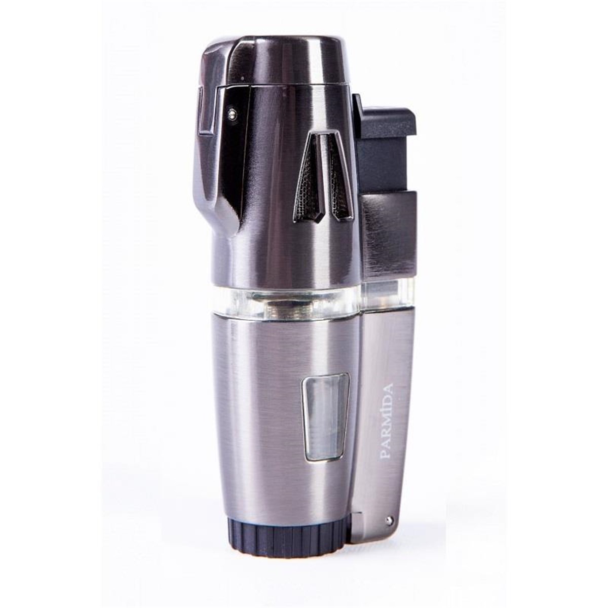 TR3194,Parmida Üç Torch Gunmetal Puro Çakmağı