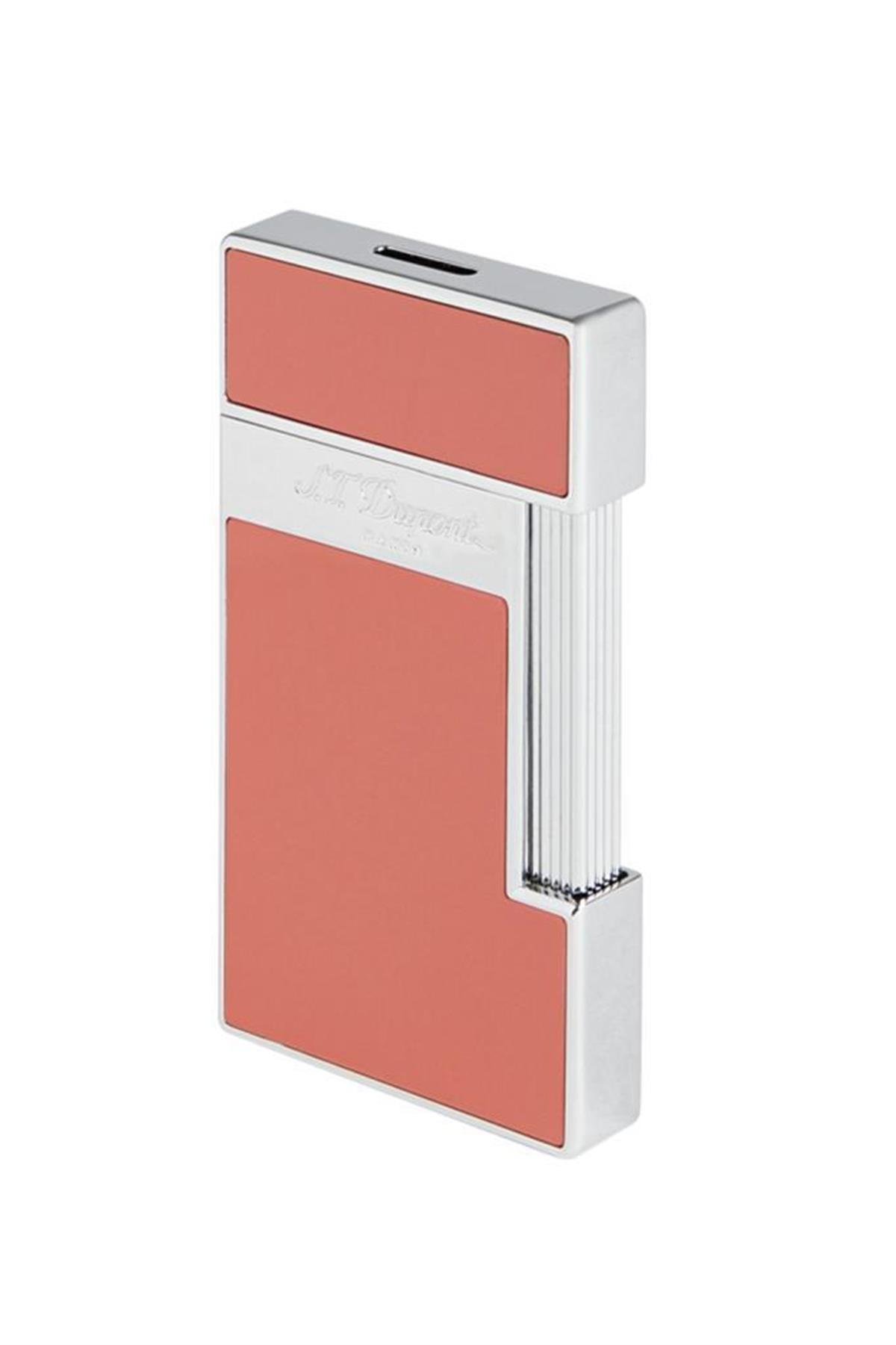 TR6389,S.T. Dupont Slimmy Shiny Coral Lacquer Puro Çakmağı 28006