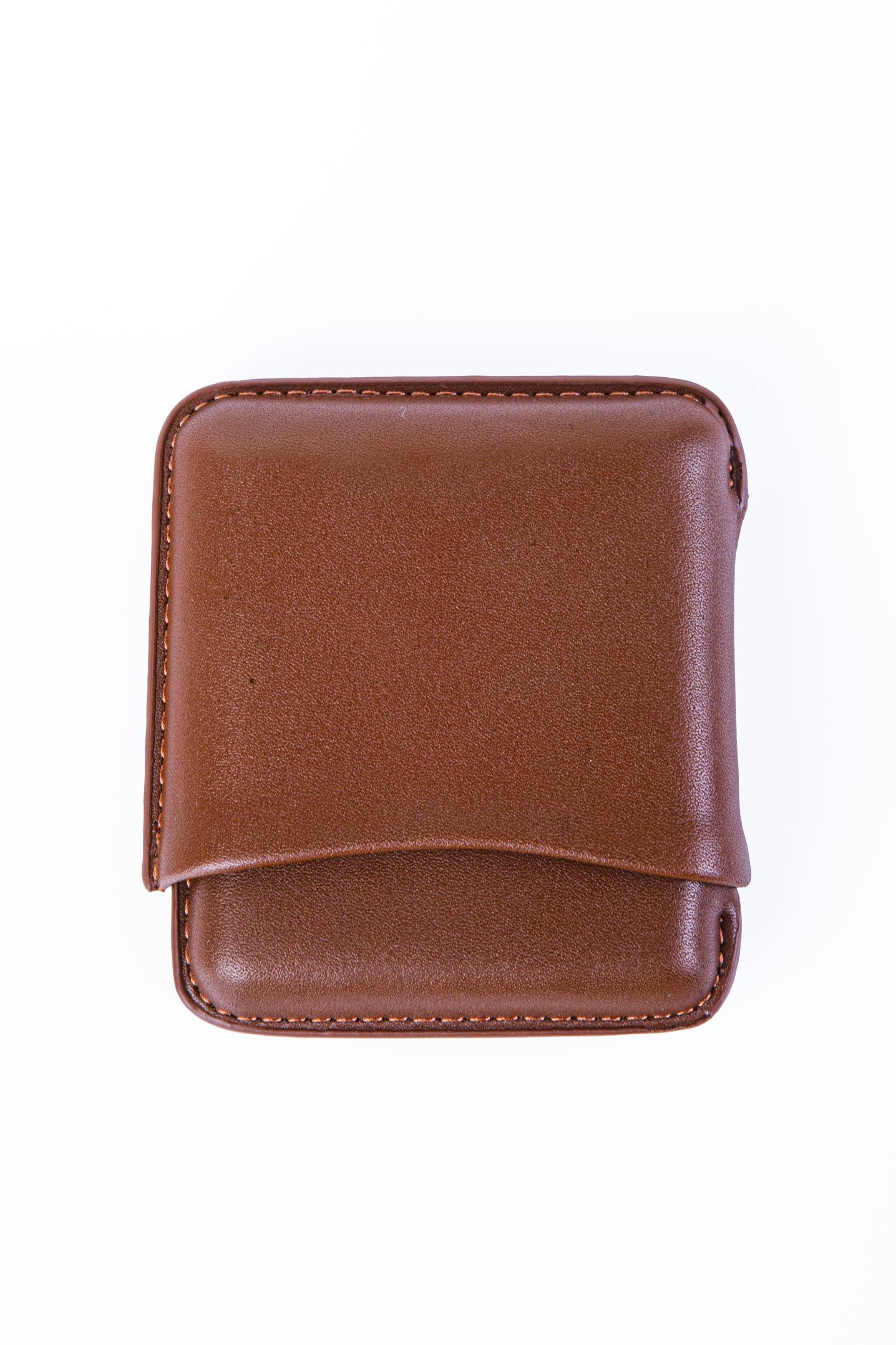 TR8201,Cohiba Kahverengi Deri Toscanello Kılıfı