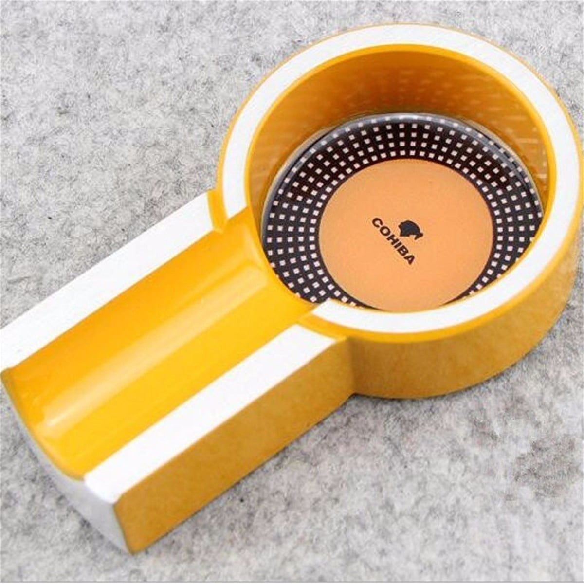 TR838,Cohiba Sarı Tekli Puro Küllüğü 