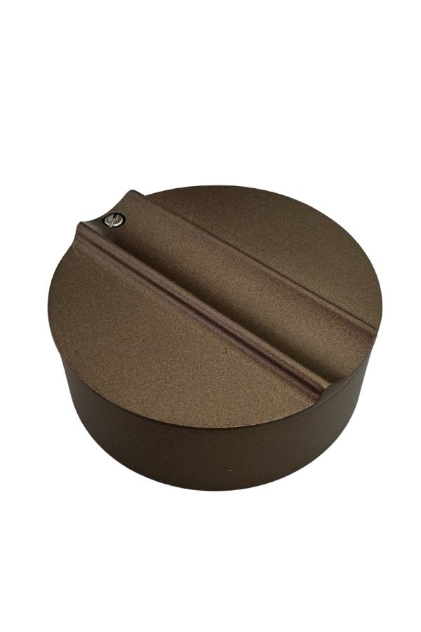 TR7028,PQ Kahverengi Metal Döner Başlıklı Tekli Puro Küllüğü