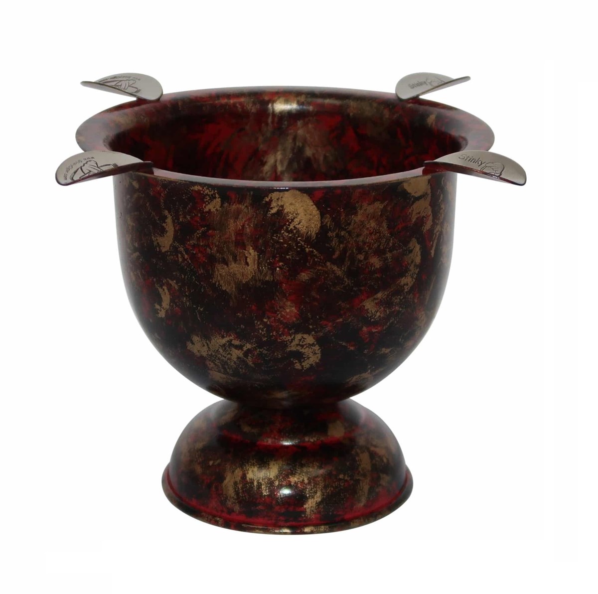 TR4314,Stinky Cigar Ashtray Siyah Altın Puro Küllüğü