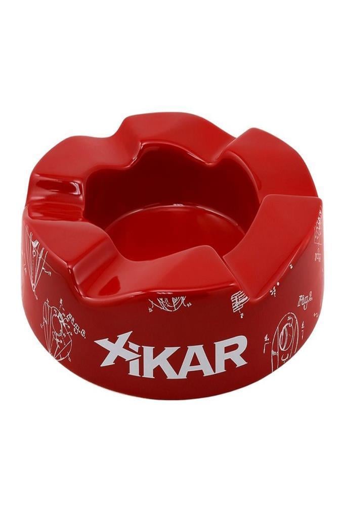 TR6397,Xikar Wave Ashtray Kırmızı Puro Küllüğü