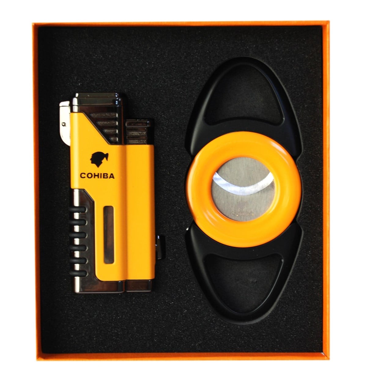 TR1547,Cohiba Çakmak Kesici 2'li Puro Seti