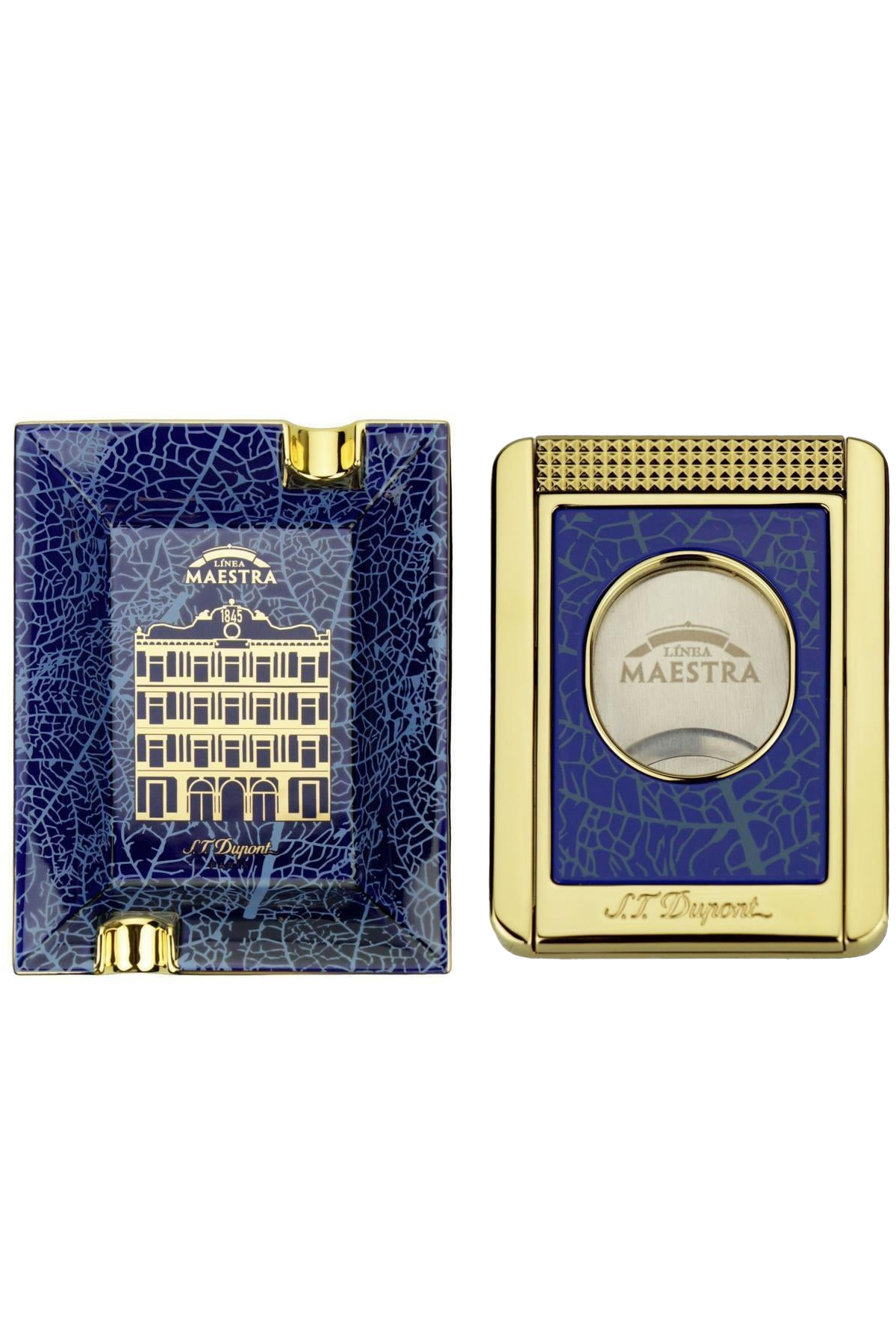 STDUP-4,S.T. Dupont Linea Maestra Partagas Kesici Küllük Premium Puro Seti 