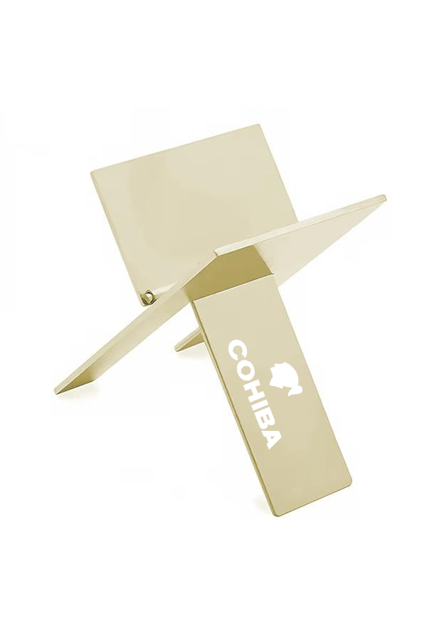 TR8705,Cohiba Gold Metal Puro Tutucu Sehpa