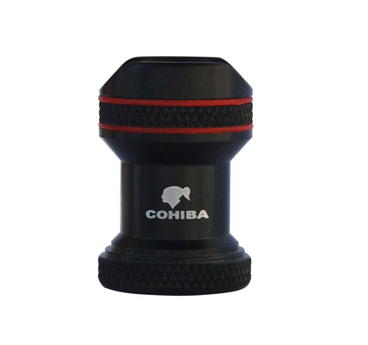 TR3071,Cohiba Siyah-Kırmızı Şeritli Puro Tutucu Sehpa